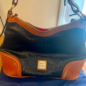 Dooney & Bourke Ostrich shoulder tote